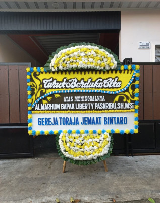 Papan Bunga Duka di Sijambi